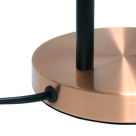Lalia Home Lalia Home Mid Century Modern Metal Table Lamp, Rose Gold LHT-4001-RG